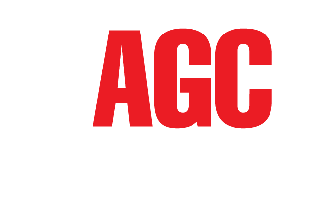 CAGC Foundation Logo in White and Red